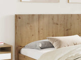 Bed Frame with Storage and Headboard Artisan Oak 150 x 200 cm 3413844