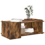 Coffee Table Smoked Oak 90 x 50 x 33 cm Engineered Wood 8000998