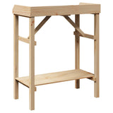 Potting Table Natural 75 x 40 x 90 cm Solid pine wood 4012187