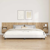 Headboard With Cabinet 3 pcs Artisan Oak Engineered Wood 3416054