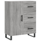 Highboard Grey Sonoma 69.5x34x180 cm Engineered Wood 3199839