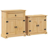2 Piece Bathroom Furniture Set Corona Solid Wood Pine 3334636