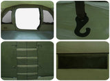 Tunnel Tent Olive Green 427 x 315 x 178 cm Polyester and Steel 42029037