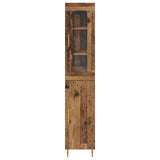 Highboard 2 pcs Old Wood Engineered Wood 3415674
