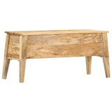 Storage Box 99x35x48 cm Solid Mango Wood 286462