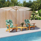 Chair Cushions Leaf 2 pcs Leaf Pattern 58 x 77 x 4.5 cm 361842