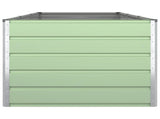 Planter Pastel Green 290 x 100 x 75 cm Galvanised Steel 42018274