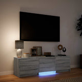 TV Cabinet with LED with LED Grey Sonoma 140 x 34 x 40 cm 3418711