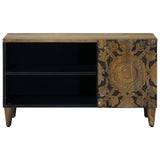 TV Cabinet with Shelf Brown 80 x 31.5 x 46 cm Solid Mango Wood 4018347