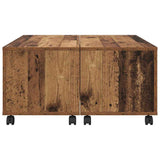 Coffee Table Old Wood 75 x 75 x 38 cm Engineered Wood 875480