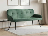 2 Seater Sofa with Metal Legs 2-Seater Sea Green Velvet 42051062