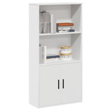 Bookcase White 60x24x120 cm Engineered Wood 860418