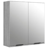 ZNTS 3 Piece Bathroom Cabinet Set Grey Sonoma Engineered Wood 3115882