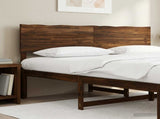 Live Edge Headboard ROSTOCK Dark Brown 200 cm Solid Acacia Wood 903146