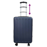 Suitcase Folding Dark blue 43 x 27 x 66 cm ABS Plastic 42006243