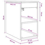 Bathroom Cabinet In-between Smoked Oak 30 x 44.5 x 50 cm 890354