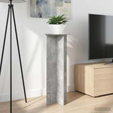 Plant Stand 2 pcs Concrete Grey 40 x 100 cm Engineered Wood 899693