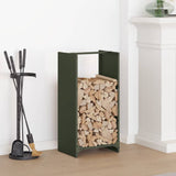 Firewood Rack Olive Green 40x30x80 cm Cold-rolled steel 864234