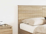 Headboard with Headboard Sonoma Oak 135 cm Engineered wood 887772
