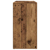 Sideboard with Drawer Old Wood 120 x 36 x 69 cm Engineered Wood 3333863