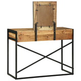 Dressing Table Brown 100 x 40 x 120 cm Solid Acacia Wood 374115
