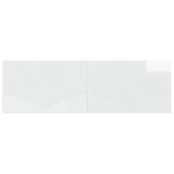 Wall-Mounted Headboard HOORN High Gloss White Engineered Wood 897389
