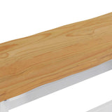 Dining Bench EKAI White 91.5 x 29 x 45.5 cm Solid Pine Wood 42037010