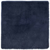 Shaggy Rug High Pile NAVARRA Navy 200x200 cm Polyester 4102883