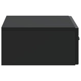 Wall-Mounted Side Table Black 59 x 34.5 x 17 cm Engineered Wood 898996