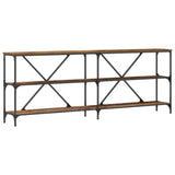 Console Table Old Wood 200 x 30 x 75 cm Engineered Wood 863445