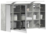 Bathroom Mirror Cabinet Concrete Grey 73.5 x 16 x 62.5 cm 889178
