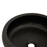 Countertop Basin Black and Brown Round 41x14 cm Ceramic 155060