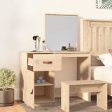 Cosmetic Desk 95x50x134 cm Solid Wood Pine 820087