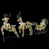 LED Reindeers with 60 LEDs 3 pcs Warm White PET 42019145