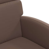 Dining Chairs with Wheels 2 pcs Brown 58 x 65 x 98 cm 42017885