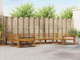 Outdoor Sofa Set 6 pcs Natural Solid Acacia Wood 3368072