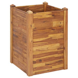 Garden Raised Bed 60x60x84 cm Solid Acacia Wood 46577