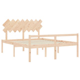 Senior Bed without Mattress 160x200 cm Solid Wood 3195556