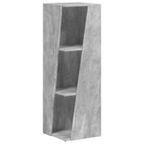 Side Shelf Concrete Grey 33 x 32 x 100.5 cm Engineered Wood 892420