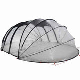 Pool Tent Dome Transparent 538 x 440 x 204 cm PVC 42001139
