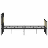 Bed Frame without Mattress Sonoma Oak 150x200 cm King Size Engineered Wood 4106982