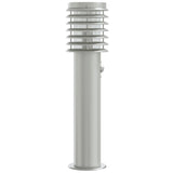 Outdoor Floor Lamp with Sensor Silver 60 cm Stainless Steel 4006365