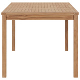 Garden Dining Table 180x90x77 cm Solid Teak Wood 315621