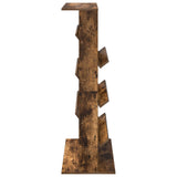 Magazine Rack Smoked Oak 70 x 41 x 126 cm Engineered Wood 899531