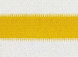 Sunshade Sail 4 x 5 m HDPE Rectangular Yellow and White 42032835