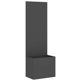 Garden Privacy Screen Black 50 x 150 cm Cold-rolled steel 876441