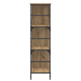 Bookshelf Artisan oak 78.5 x 33 x 117.5 cm metal PB 8010890