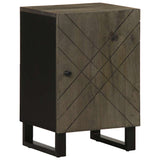 Bathroom Cabinet Black 38x33x58 cm Solid Wood Mango 4017705