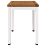 Garden Bench 80.5 x 35 x 45 cm Solid Acacia Wood Rectangular 901293