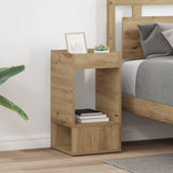 End Table 2 pcs Artisan Oak 30 x 30 x 56 cm Engineered Wood 890943